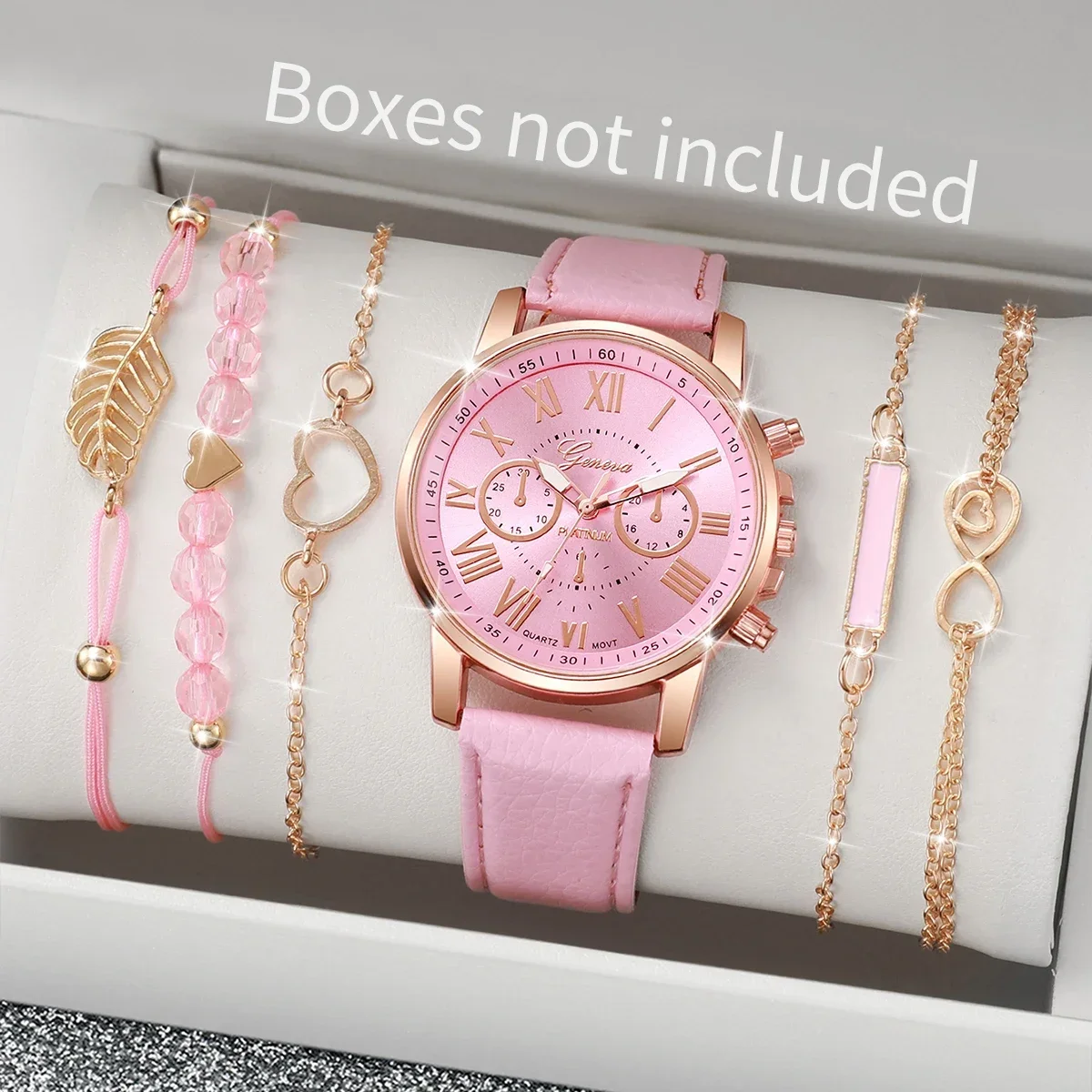 เซ็ตนาฬิกาผู้หญิงแบบสุ่มในกล่อ - Jewelry For Watches บทวิจารณ์และราคา